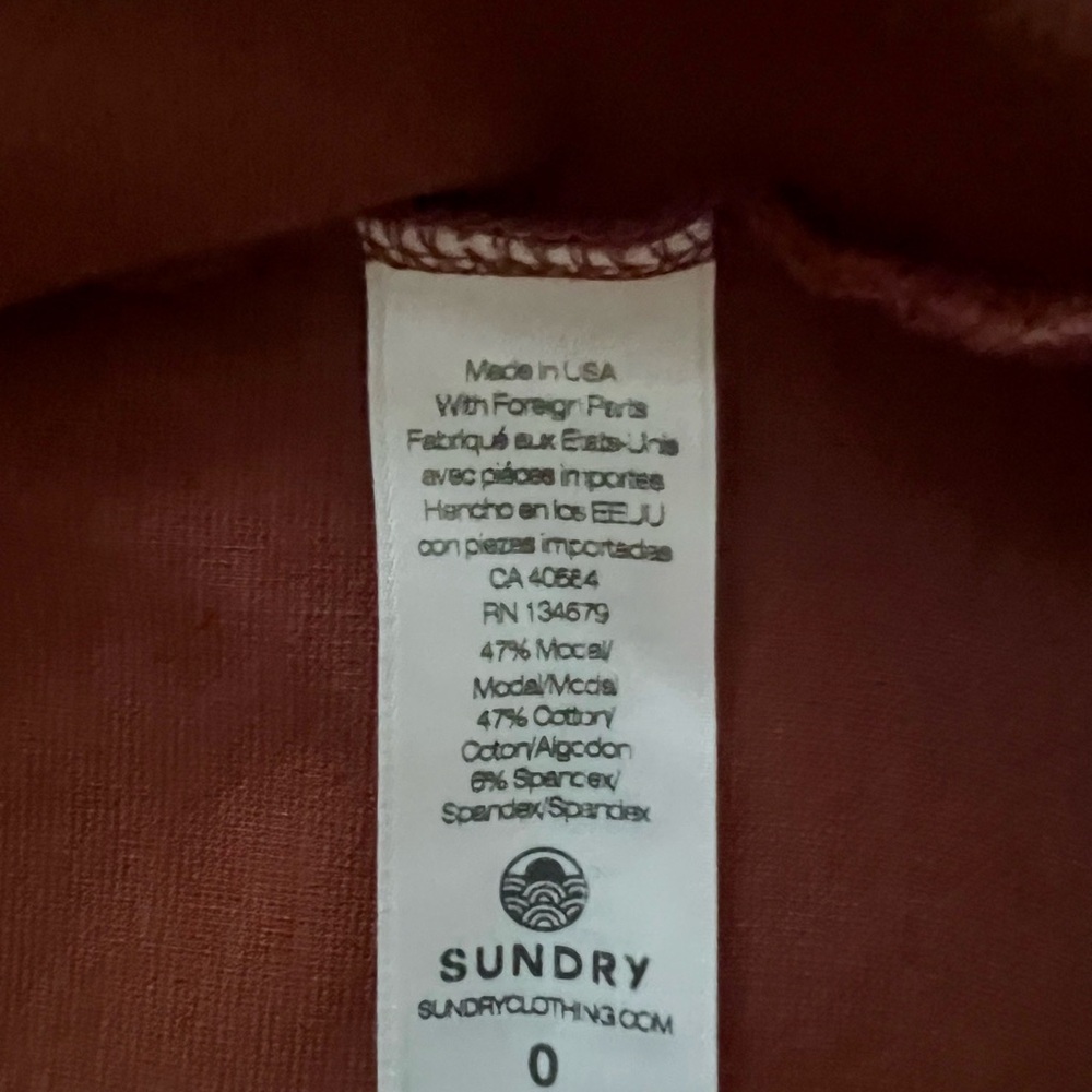 NWT SUNDRY Cutout Midi Dress – Effortlessly Chic & Fun - Picture 7 of 10